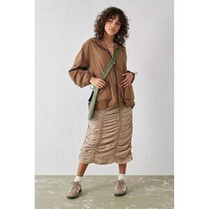 Urban Outfitters UO Kai Anorak Jacket Hoodie Top Cotton Oversized S NWD